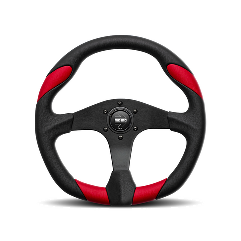 MOMO Quark 350mm Black Polyurethane Steering Wheel (QRK35BK0)