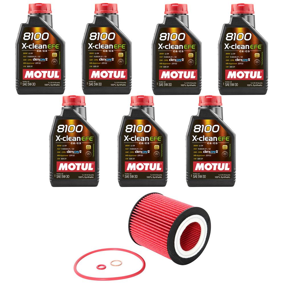 Motul 5W-30 Oil Change Kit w/ K&N HP Filter | 07-13 BMW 335i 3.0L