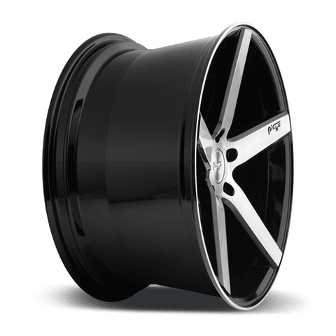 Niche M124 Milan 5x114.3 20" Brushed / Gloss Black Wheels