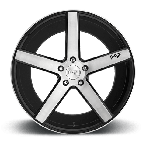 Niche M124 Milan 5x114.3 20" Brushed / Gloss Black Wheels