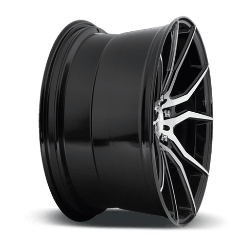 Niche M166 Ascari 5x120 20" Brushed / Gloss Black Wheels