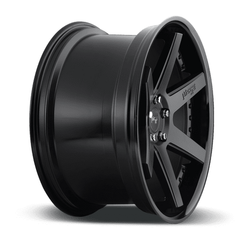 Niche M192 Altair 5x115 20" Matte Black w/ Gloss Black Lip Wheels