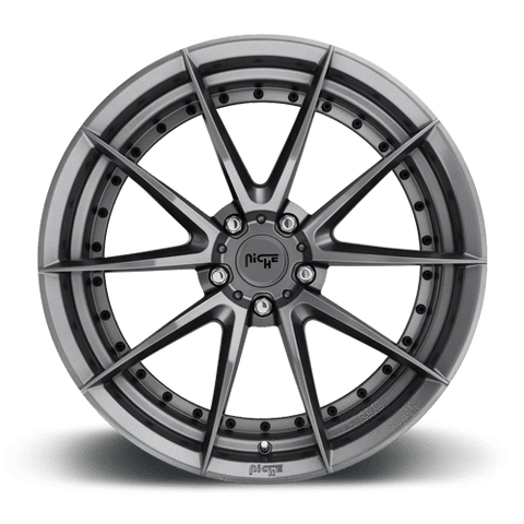 Niche M197 Sector 5x120 20" Gloss Anthracite Wheels