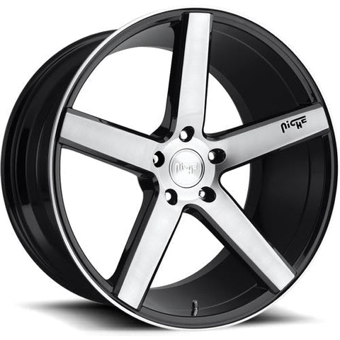 Niche Milan M124 Series 18x8in. 5x4.5 40mm. Offset Wheel (M124188065+40)