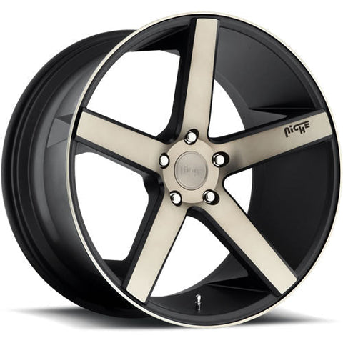 Niche Milan M134 Series 19x8.5in. 5x4.5 35mm. Offset Wheel (M134198565+35)