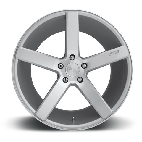 Niche M135 Milan 5x114.3 17x8.0" +40mm Offset Silver & Machined Wheels