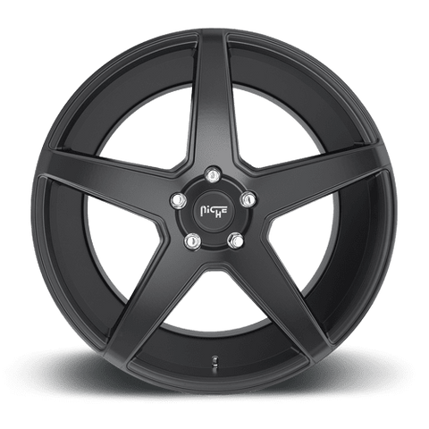 Niche M185 Carini 5x114.3 20" Matte Black Wheels