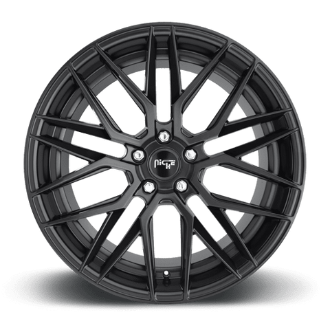 Niche M190 Gamma 5x108 19x8.5" +40mm Offset Matte Black Wheels