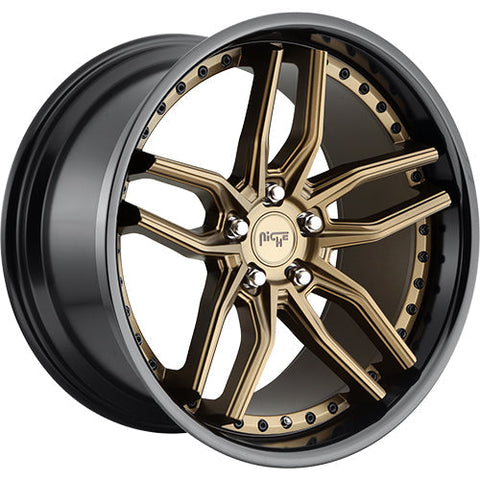 Niche Methos M195 Series 19x8.5in. 5x120 35mm. Offset Wheel (M195198521+35)