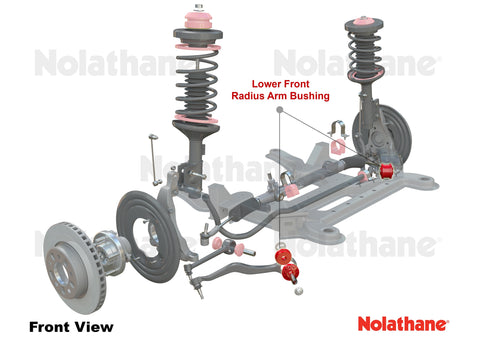 Nolathane Front Strut Rod - To Chassis Bushing Kit | 2012-2019 BMW 3-Series, 2014-2021 BMW 2-Series, and 2014 BMW 4-Series (REV022.0074)