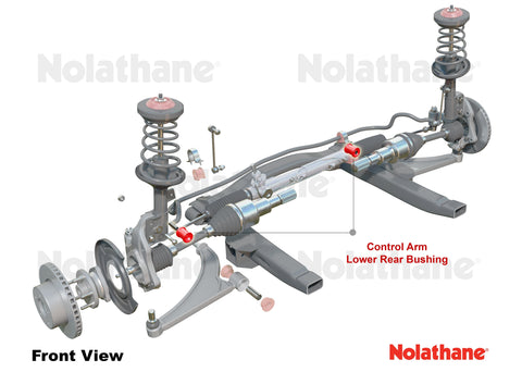 Nolathane Front Control Arm - Lower Inner Rear Bushing Kit | 2001-2006 BMW M3 (REV030.0338)