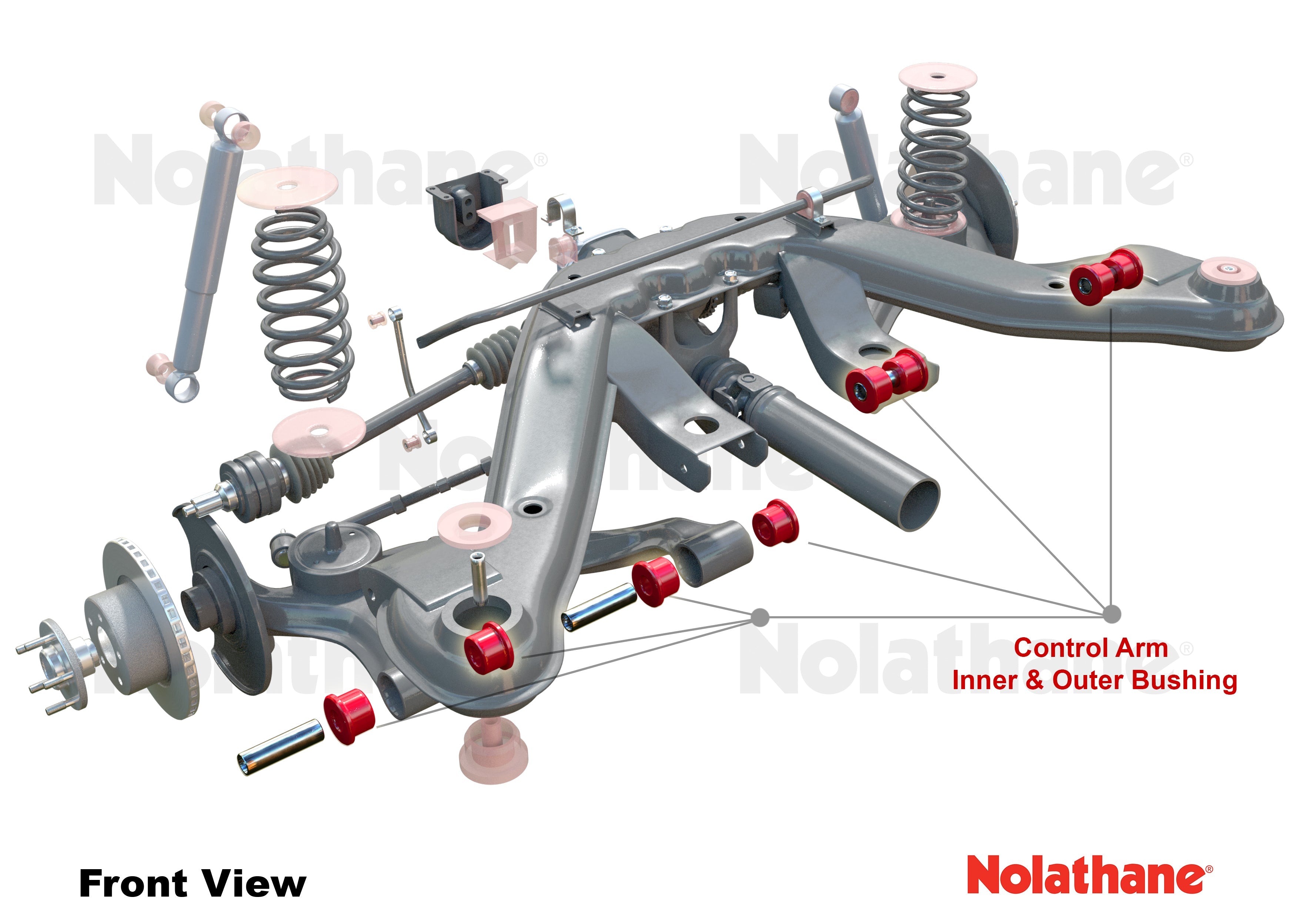 Nolathane Rear Control Arm - Inner Bushing Kit | 2004 Pontiac GTO