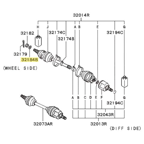 Mitsubishi OEM Lock Washer | Multiple Fitments (MB109025)