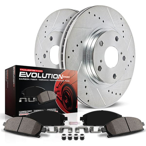 Power Stop 2006 BMW 325i Rear Z23 Evolution Sport Coated Brake Kit (CRK044)