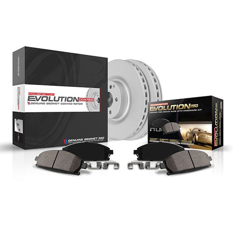 Power Stop 90-01 Acura Integra Rear Z17 Evolution Geomet Coated Brake Kit (CRK408)