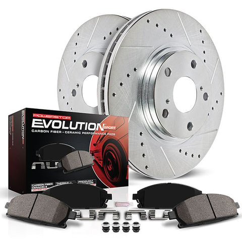 Power Stop 12-14 Dodge Charger Front & Rear Z23 Evolution Sport Brake Kit w/Calipers (KC5456A)