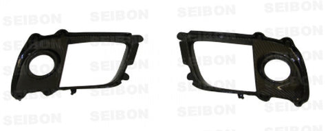 Seibon Fog Light Surround | 2008-2012 Mitsubishi Lancer Evo X (FLS0809MITEVOX)