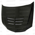 Seibon Carbon Fiber Hood Style TS-II Mitsubishi Lancer EVO 8 2003-2006 - Modern Automotive Performance
