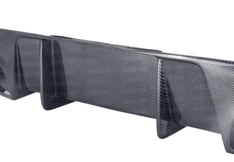 Seibon SP-Style Carbon Fiber Rear Lip | 2008-2010 Hyundai Genesis 2dr (RL0809HYGEN2D-SP)