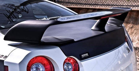 Seibon VS-Style Dry Carbon Fiber Rear Spoiler | 2009-2018 Nissan GT-R R35 (RS0910NSGTR-VS-DRY)