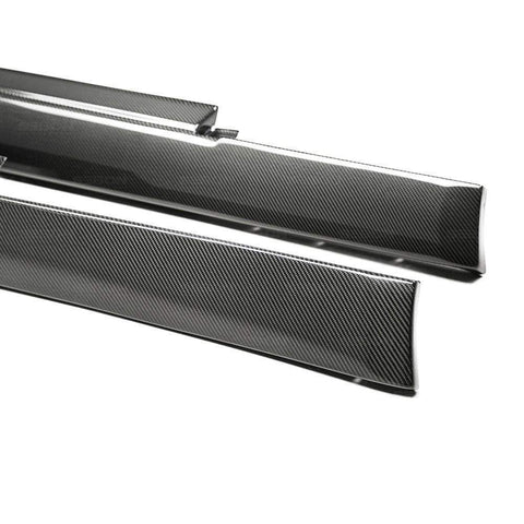 Seibon OEM-Style Carbon Fiber Side Skirts | 2009-2016 Nissan GT-R R35 (SS0910NSGTR-OE)