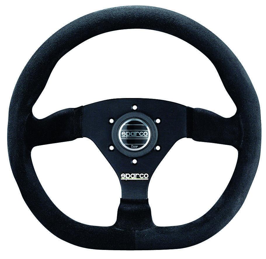 Sparco 015TRGL1TUV Steering Wheel L360 Ring Leather Black