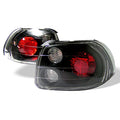 Spyder Auto Honda Del Sol 93-97 Euro Style Tail Lights - Black - Modern Automotive Performance
