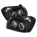 Spyder Auto Dodge Magnum 05-07 Projector Headlights - CCFL Halo - LED ( Replaceable LEDs ) - Black - High H1 (Included) - Low 9006 (Not Included) - Modern Automotive Performance
