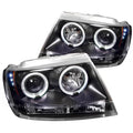 Spyder Auto Jeep Grand Cherokee 99-04 Projector Headlights - LED Halo - LED ( Replaceable LEDs ) - Black - High 9005 (Not Included) - Low 9006 (Not Included) - Modern Automotive Performance
