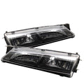 Spyder Auto Nissan 240SX 97-98 Crystal Headlights - Black - Modern Automotive Performance
