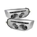 Spyder Auto Toyota FJ Cruiser 07-14 Fog Lights With LED Daytime Running Lights W/Switch- Clear - Modern Automotive Performance
