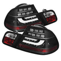 Spyder Auto  BMW E46 3-Series 04-06 2Dr Light Bar Style LED Tail Lights - Black - Modern Automotive Performance
