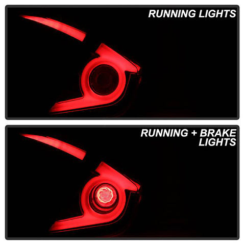 Spyder Light Bar LED Tail Lights | 2016-2019 Honda Civic 4DR