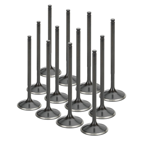 Supertech Black Nitride Intake Valves - +1mm Oversize - Set of 12 | 2007+ Nissan GT-R (NIVN-1062-12)