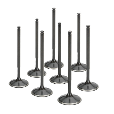 Supertech Black Nitride Intake Valves (+0.5mm Oversize) - Set of 8 | Multiple Fitments (VWIVN-1035-8)