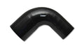 4 Ply 90 Degree Reducer Elbow, 3" ID x 4" ID x 8" Leg Length Black by Vibrant Performance - Modern Automotive Performance
