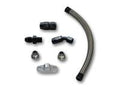 Universal Oil Drain Kit for T3/T4 Top Mount Turbo setups (20" long line) by Vibrant Performance - Modern Automotive Performance
