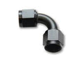 '-6AN Female 90 Degree Union Adapter (AN to AN) Anodized Black Only by Vibrant Performance - Modern Automotive Performance
