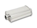 STREETPOWER Oval Muffler, 2.25" inlet/outlet (Center-Center) by Vibrant Performance - Modern Automotive Performance
