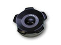 2" OD Aluminum Weld Bung + Black Aluminum Threaded Cap by Vibrant Performance - Modern Automotive Performance
