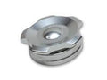 2.75" OD Aluminum Weld Bung + Polished Aluminum Threaded Cap by Vibrant Performance - Modern Automotive Performance
