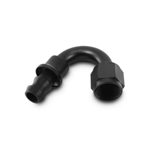 Vibrant -4AN Push-On 150 Degree Hose End Fitting (22504)