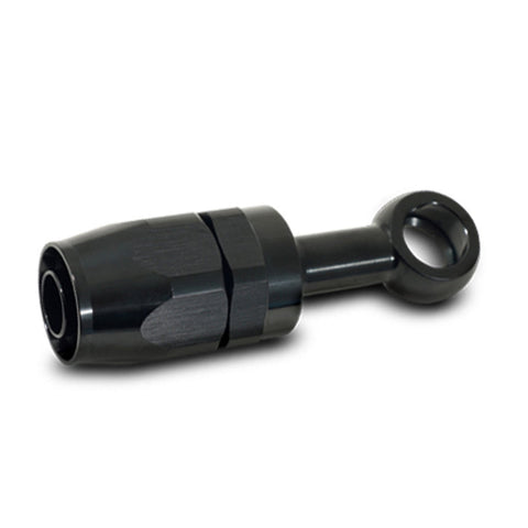 Vibrant -4AN Straight Banjo Hose End Fitting - Use with M8 Banjo Bolt (24041)