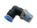 6mm Male Elbow One-Touch Fitting (1/4" NPT Thread) by Vibrant Performance - Modern Automotive Performance
