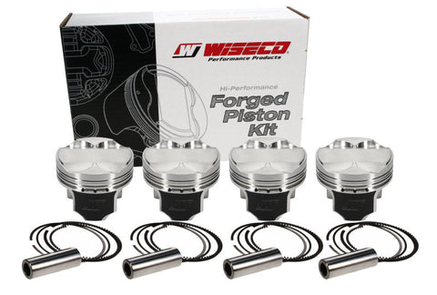 Wiseco 4V DOMED +5.9cc - 6533M815 Piston Shelf Stock Kit | 1988-1991 Toyota Corolla GTS ,1985-1989 Toyota MR2 GT, 1988-1989 Toyota MR2 Super Charged (K533M82)