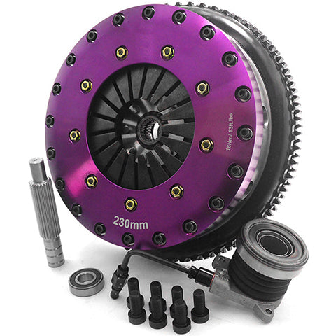 XClutch Twin Solid Ceramic Clutch Kit | 2010-2014 Hyundai Genesis Coupe 2.0L (XKHD23630-2E)